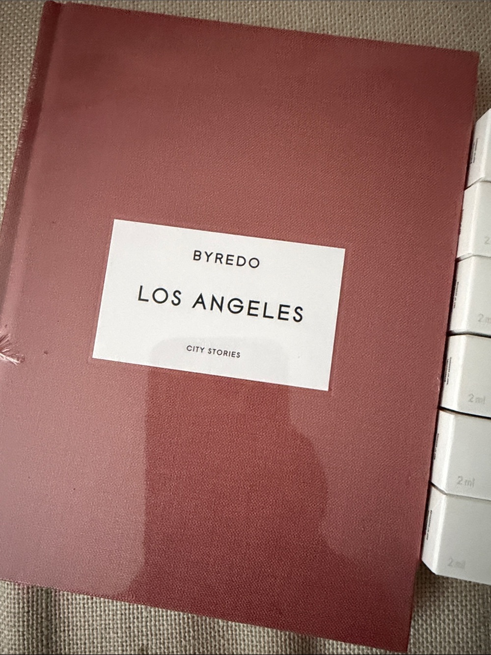 Byredo Hardcover Los Angeles Book - Dusty Rose and NEW samples - Picture 3 of 3